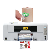Harga grosir kecil Uv Dtf A3 Printer I1600 kristal stiker Uv Dtf Printer AB Flim mesin cetak