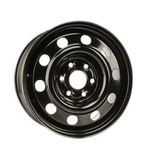 High Quality 16 Inch 5x100 Black Auto Steel Wheels Rim - Product Image 1