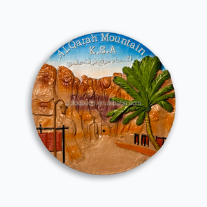 Aimants de réfrigérateur personnalisés faits à la main en résine époxy de vache, souvenirs de voyage d'Andorre, aimant de réfrigérateur 3D en résine sur mesure - Product Image 3