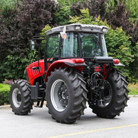 Tractor Agrícola Multifuncional Tavol en Oferta, 120HP, 4WD, Motor de 6 Cilindros, Bomba de Motor, Engranaje Hidráulico