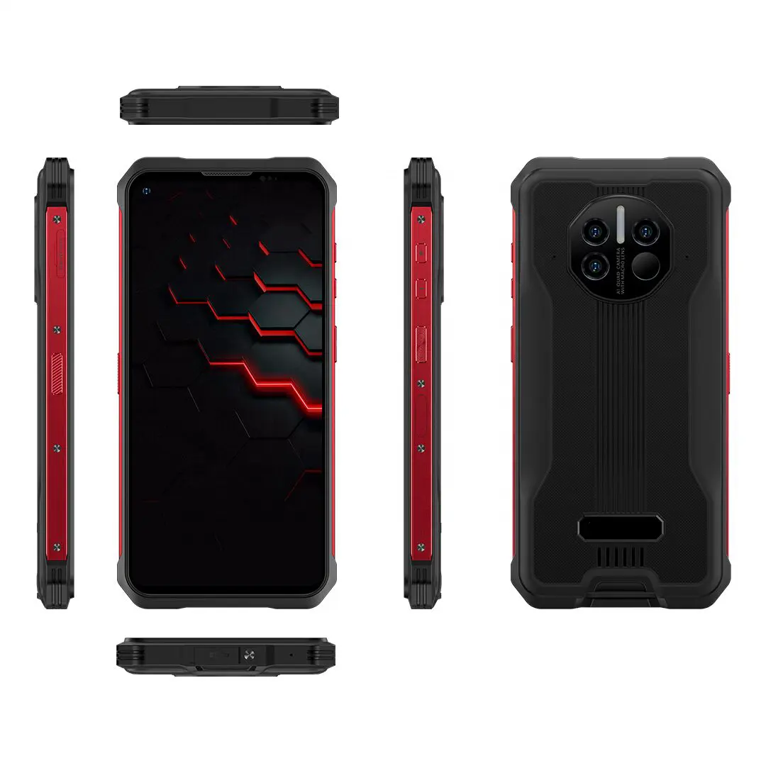 HiDON android 11 2.2GHz 5G network 8G+12G android rugged finish smart phones industrial with NFC fingerprint
