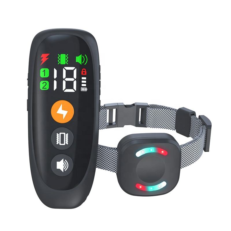 Qbellpet Electronic Dog Training Collar with Remote - 3300ft Rechargeable Waterproof E-Collar - Mode