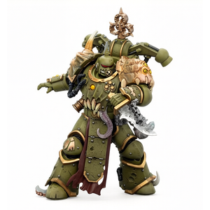 Figura de Acción Articulada de Guerrero de la Plaga de Death Guard de Warhammer 40k, Escala 1/18, Set Completo, Modelo de PVC con Licencia Oficial de JOYTOY - Product Image 4