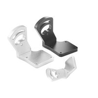 Support en aluminium sur mesure, acier noir, plaqué zinc, support de soudure pour équipement de support de moteur