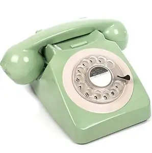 सजावटी रेट्रो फोन GPO 746 क्लासिक रोटरी डायल Corded टेलीफोन विंटेज डेस्क फोन