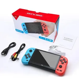 2022 Novo Design Mais Barato Portátil Retro Pocket Video Handheld Game Console Player X50 Handheld Game Machine para Crianças