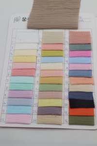 Tela de Muselina de Algodón Lisa para Bebé 120 g/m² Hilado 40S 100% Algodón Peinado Estampada Bordada Personalizable de Doble <span class=keywords><strong>Gasa</strong></span> Crepé Tejida - Product Image 3