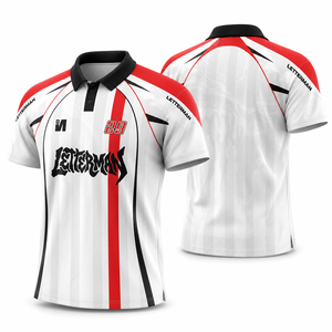 Maillot de polo de course rétro américain personnalisé avec logo, imprimé par sublimation, respirant, pour le sport, vente en gros pour les jours de compétition - Product Image 1