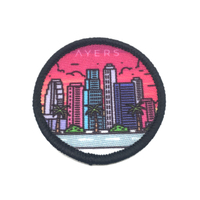 Patchs imprimés personnalisés avec logo de marque, design tendance, impression par transfert, patchs par sublimation pour vêtements