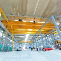 Grúa Puente de Doble Viga Ligera Europea ZEHUA KSQ, de 5T-50T, Ahorradora de Energía, para Fábrica o Taller