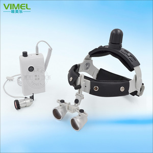 LED Head-mounted <b>Dental</b> <b>Microscope</b> with 2.5X 3.0X 3.5X Magnification Oral Examination Magnifying Glass - Product Image 4