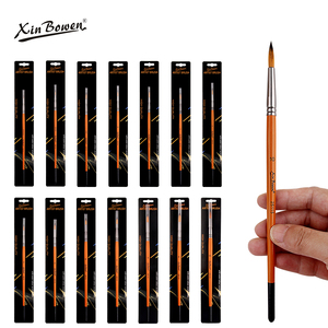 Set di Pennelli Xin Bowen con Manico in Legno di Betulla <span class=keywords><strong>per</strong></span> Dettagli Fini, Pennelli <span class=keywords><strong>per</strong></span> Acquerello e Pittura Artistica - Product Image 4
