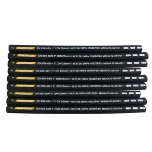 Factory directly sale EN 856 4SP volvo flexible hydraulic hose for excavator