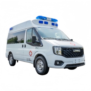 <span class=keywords><strong>Ambulancia</strong></span> JMC Fushun 2.0T Diésel, Chasis RWD, Cabina Ancha, Bajo Costo, China VI - Product Image 1