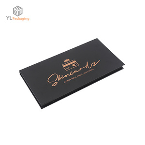Scatola regalo magnetica personalizzata all'ingrosso in cartone rigido nero con inserto per <span class=keywords><strong>carte</strong></span> VIP aziendali - Product Image 3