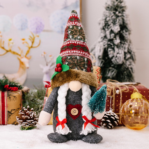 Nouvelles décorations de Noël, cadeau du Nouvel An, ornement de Noël, gnome sans visage de style américain - Product Image 5