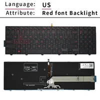 Teclado para ordenador portátil en inglés, español, ruso, estadounidense, brasileño, para Dell Inspiron 15 7557 7559 7748 17 5547 5748 5749 P39F P51F P57F N5547