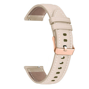 <span class=keywords><strong>Bracelet</strong></span> de <span class=keywords><strong>montre</strong></span> sport en cuir synthétique pour femmes, boucle à ardillon 18 mm/20 mm, pour montres intelligentes <span class=keywords><strong>Garmin</strong></span> - Product Image 4