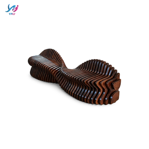 <span class=keywords><strong>Banco</strong></span> de Espera Modular de <span class=keywords><strong>Madera</strong></span> Maciza Nórdica, Diseño Paramétrico Moderno, Ecológico y Duradero, para Exteriores y Uso Comercial, para Varias Personas - Product Image 6