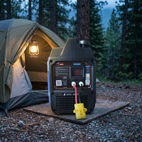 Mini Tragbarer Leiser Geräuscharmer 12V/24V Benzin-Generator Geeignet für Outdoor-Camping, Fahrzeugnutzung und Kompatibilität