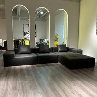 Canapé en boîte, une place, minimaliste, en velours côtelé, emballé sous vide, montage facile, sans cadre, meuble compressible pour petit espace