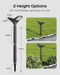 Lampe solaire LED rétro VANTONE pour jardin, cour, petite maison de style palais, extérieur, avec indice de protection IP65 - Product Image 2