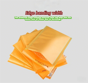 Tùy chỉnh thân thiện với môi phân hủy sinh học kraft giấy bong bóng bưu phẩm 11*13 + 4cm không thấm nước chống sốc in phong bì niêm phong vớ - Product Image 4