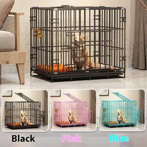 Jaula de Hierro para Mascotas Pequeñas, Gato, Perro, Oso de Peluche, Abeja, Pomerania, <span class=keywords><strong>Chihuahua</strong></span>, con Jaula para Inodoro, Nido para Dormir, Se Puede Personalizar - Product Image 6