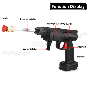 50Bar 1500W Cordless High Pressure Car Washer Rechargeable Car Wash <b>Gun</b> <b>Electric</b> <b>Water</b> <b>Gun</b> Foam Machine for Makit 18V Battery - Product Image 2