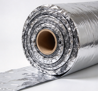 Rouleau d'isolation en aluminium avec revêtement en feuille d'aluminium, isolation thermique haute température pour conduites industrielles