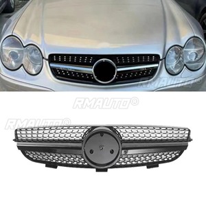 Bandes décoratives pour calandre de voiture, kit carrosserie de calandre de course, calandre avant pour Mercedes Benz CLK W209 2003-2009, pièce extérieure - Product Image 1