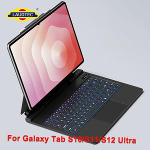 Étui <span class=keywords><strong>clavier</strong></span> magnétique léger pour Galaxy Tab S10 Ultra, 0-130 °   Support réglable, pavé tactile multi-gestes avec rangement pour stylet - Product Image 1