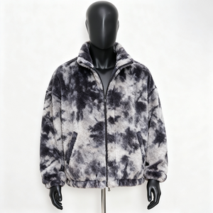 <span class=keywords><strong>Giacca</strong></span> in Pile Polare Sherpa con Zip, Personalizzabile con Logo Ricamato, Alta Qualità, per <span class=keywords><strong>Uomo</strong></span>, Invernale, Spessa <span class=keywords><strong>e</strong></span> Calda, Tie-Dye - Product Image 4