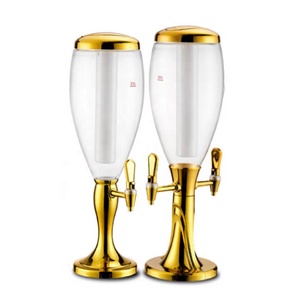 Tour de bière pression lumineuse portable <span class=keywords><strong>5L</strong></span> avec colonne LED et baril utilisable pour la fête et le restaurant distributeur de boissons en plastique - Product Image 3