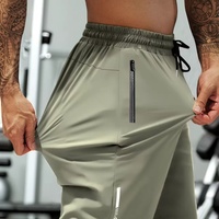 Shorts de sport pour homme à séchage rapide avec poches zippées, shorts de sport élastiques, shorts de course, pantalons de sport respirants