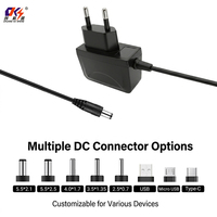Adaptateur d'alimentation à découpage certifié CE 5V 2A 10W, prise UE, entrée 100-240V AC, chargeur DC pour bande LED, routeur, CCTV