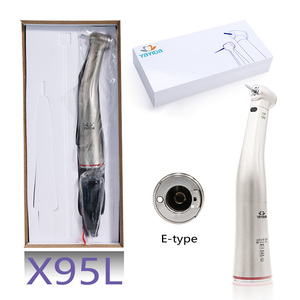 Manipolo chirurgico contrangolo 1:5 ad alta velocità con illuminazione a fibra ottica - Product Image 3