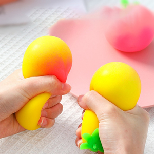 Most Popular TPR Large Peach <b>Squishy</b> Soft Toys Flour Filling Slow Rebound Pressure Release Decompression Toy for Kids Adults - Product Image 3