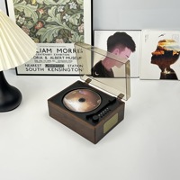 Lecteur de disques vinyle CD haut-parleur Bluetooth rétro, tourne-disque, lecteur de disques d'album à domicile, idéal pour les collectionneurs et le plaisir quotidien de l'écoute de musique