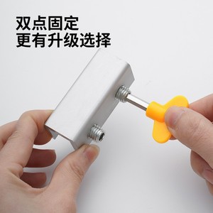 Limiteur de fenêtre Kaishengxi en alliage d'aluminium, loquet réglable pour fenêtre à battant, verrou de sécurité anti-ouverture, dispositif de fixation - Product Image 4