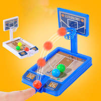 Juego de Juguetes Educativos de Plástico para Niños, Mini Canasta de Baloncesto Interactiva de Escritorio con Logotipo Personalizado, Juegos Prácticos para Niños