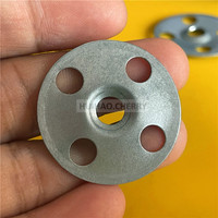 Plaques de fixation isolantes encastrées 36 mm, plaques métalliques de fixation pour l'installation de panneaux de support de carrelage et de panneaux en mousse