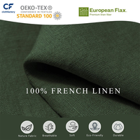 Tela de Lino 100% Puro de Lujo, 140 cm de Ancho, 110GSM-275GSM, Textil de Lino Natural al por Mayor para Prendas Personalizadas