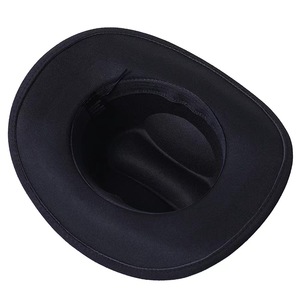 Nuevo Sombrero Vaquero <span class=keywords><strong>de</strong></span> Fieltro <span class=keywords><strong>de</strong></span> <span class=keywords><strong>Lana</strong></span> <span class=keywords><strong>de</strong></span> Lujo al por Mayor con Logotipo Personalizado <span class=keywords><strong>para</strong></span> Hombres Adultos, Ideal <span class=keywords><strong>para</strong></span> Fiestas y Decoración - Product Image 3