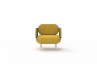 Ensemble de canapés de bureau en tissu écologique moderne U Space pour le bureau à domicile et le salon, taille personnalisable