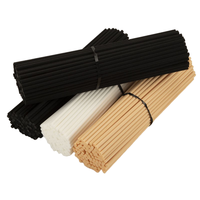 Bâtonnets diffuseurs en rotin naturel, couleur personnalisée, bâtonnets de recharge en roseau, matériaux DIY pour diffuseur d'arômes maison et voiture