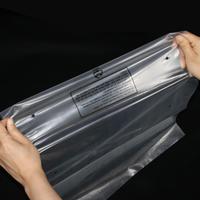 Emballage en poly personnalisé emballage réutilisable en plastique avec logo personnalisé emballage à la main sac plat à fermeture éclair pour vêtements avec fenêtre