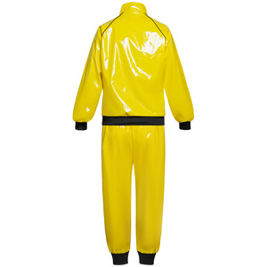 <span class=keywords><strong>Costume</strong></span> de <span class=keywords><strong>cosplay</strong></span> d'Halloween, tenue rétro disco en cuir verni brillant pour les personnages d'anime et de <span class=keywords><strong>manga</strong></span>, vêtements de scène unisexes pour adultes, marque Huayi - Product Image 2
