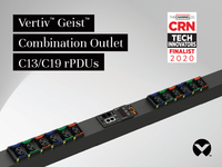 Vertiv Geist GU1 Series Smart C13 C19 Type de surveillance 16A 32A PDU universel pour rack, distribution d'alimentation pour centre de données