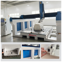 Machine de façonnage de planches de surf CNC 4 axes avec commande Mach3/Syntec, moteur servo, broche unique pour sculpture et gravure sur bois et mousse